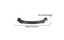 Ford Mustang 2024- Front Bumper Lip Spoiler (Carbon) photo 2