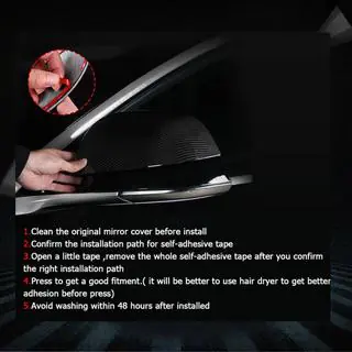 Mirror Covers (Carbon) photo 4