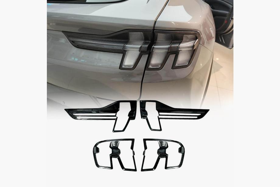 Ford Mustang E-mach 2020- Carbon Tail Light Covers Photo 1
