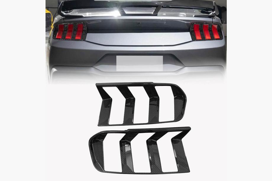 Ford Mustang 2024- Carbon Tail Light Covers Photo 1