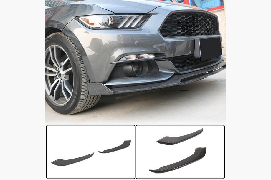Ford Mustang 2015-2023 Carbon Fog Light Covers V1 (2015-2017) Image