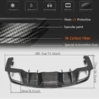Ford Mustang 2015-2023 Rear Bumper Diffuser V1 (2015-2017, Carbon) photo 5