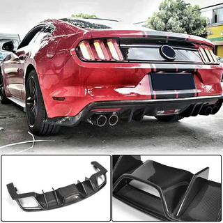 Rear Bumper Diffuser V1 (2015-2017, Carbon) photo 1