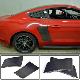 Rear Fender Covers (2015-2017, Carbon) Ford Mustang 2015-2023 photo 1