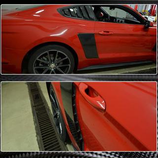 Rear Fender Covers (2015-2017, Carbon) Ford Mustang 2015-2023 photo 4