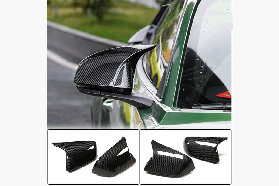 Ford Mustang 2015-2023 Mirror Covers V1 (for USA, Carbon) Image