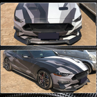 Ford Mustang 2015-2023 Front Bumper Lip Spoiler (2017-2020, Carbon) photo 4