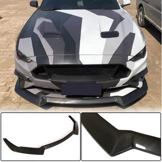 Front Bumper Lip Spoiler (2017-2020, Carbon) photo 1