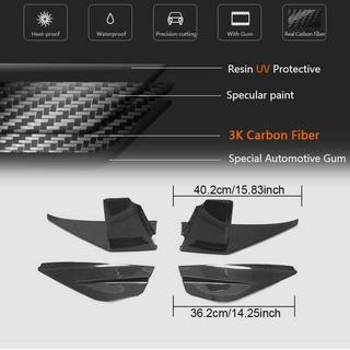 Fog Light Covers (2018-2021, Carbon) Ford Mustang 2015-2023 photo 4