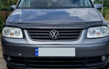 Volkswagen Caddy 2004-2010 Headlight eyebrows (black) Black Matte photo 10
