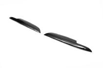 Volkswagen Caddy 2004-2010 Headlight eyebrows (black) Black Matte photo 15