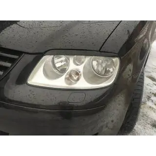 Headlight eyebrows (black)