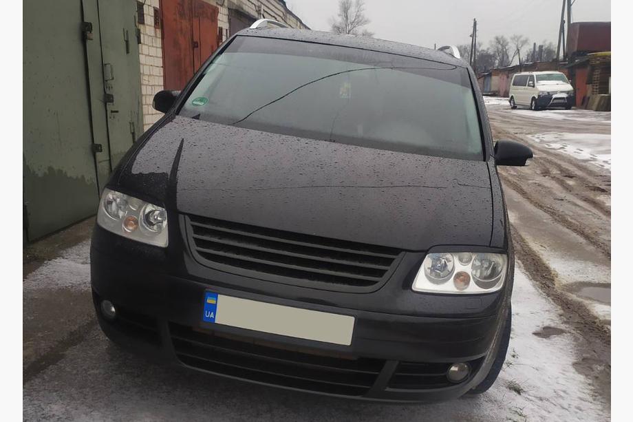 Volkswagen Caddy 2004-2010 Headlight eyebrows (black) Photo 4