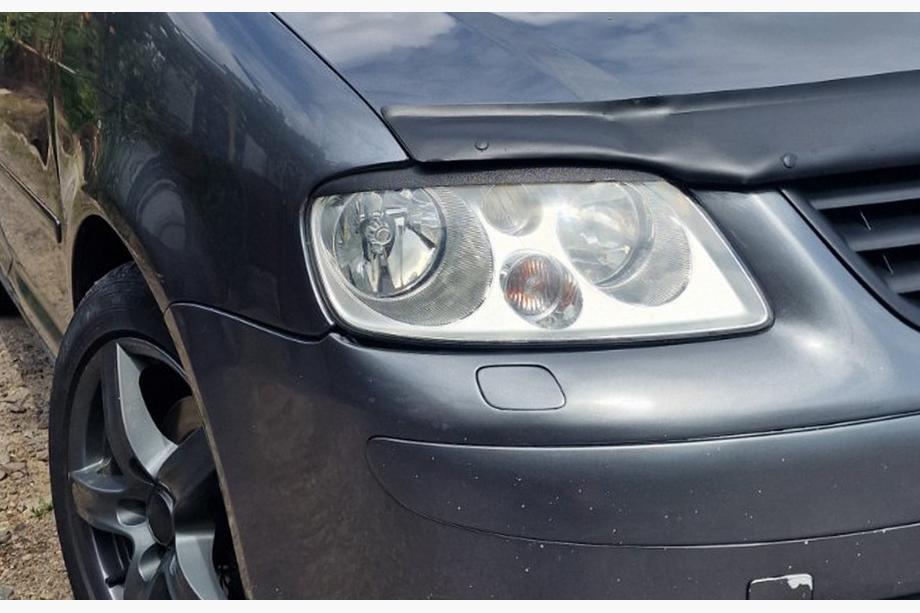 Volkswagen Caddy 2004-2010 Headlight eyebrows (black) Photo 11