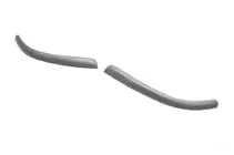 Volkswagen T5 Transporter 2003-2010 Headlight eyebrows (2 pcs, primed) photo 2