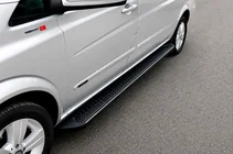 Mercedes Viano 2004-2014 Side Steps X5-Type Black (2 pcs, Aluminum) photo 1