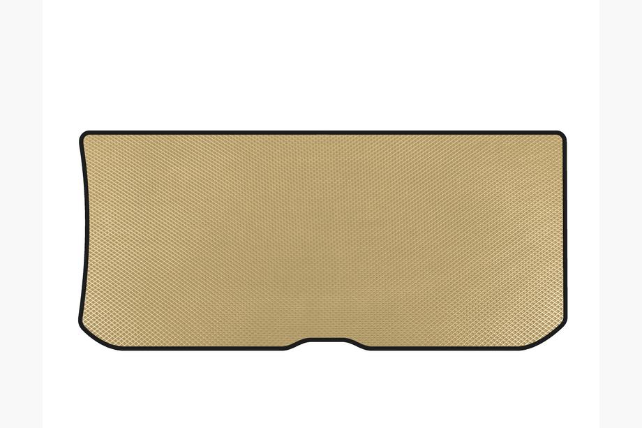 Honda Pilot 2015-2022 Trunk Mat (2015-2018, with 3rd row, 8-seater, USA, Beige) Photo 1