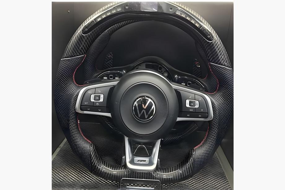 Volkswagen Golf 7/E-Golf 2012-2020 Steering Wheel (Carbon + LED) Image