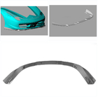 Ferrari 458 Italia 2009-2015 Front Bumper Lip Spoiler (2011-2013, Carbon) photo 2