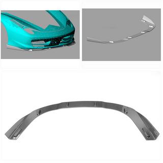 Front Bumper Lip Spoiler (2011-2013, Carbon) photo 2