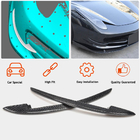 Ferrari 458 Italia 2009-2015 Front Bumper Extensions V2 (2011-2013, Carbon) photo 2