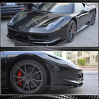 Ferrari 458 Italia 2009-2015 Front Bumper Extensions V2 (2011-2013, Carbon) photo 4