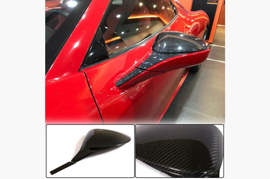 Ferrari 458 Italia 2009-2015 Mirror Covers (Carbon) Image