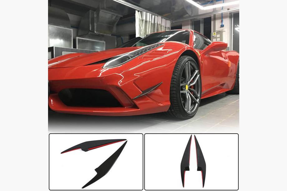 Ferrari 458 Italia 2009-2015 Carbon Front Bumper Covers (2014-2015) Image