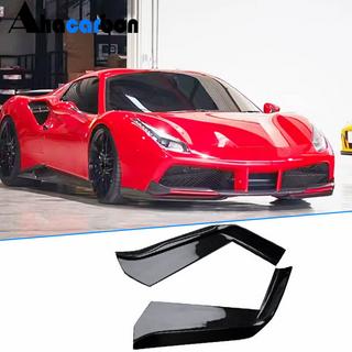 Carbon Front Bumper Flaps (2015-2019) photo 1