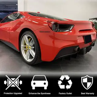 Tail Light Covers (2015-2017, Carbon) Ferrari 488 GTB 2015-2019 photo 2