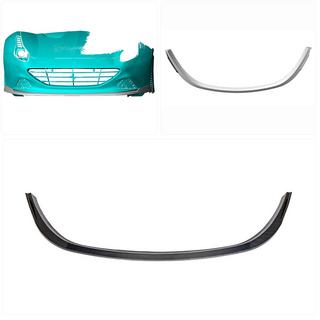 Front Bumper Lip Spoiler (2015-2018, Carbon) photo 2