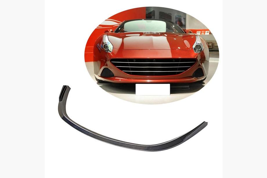 Ferrari California 2008-2017 Front Bumper Lip Spoiler (2015-2018, Carbon) Image