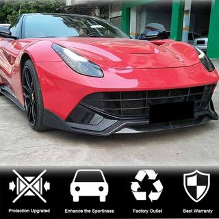 Front Bumper Lip Spoiler (2012-2014, Carbon) Ferrari F12 Berlinetta 2012-2017 photo 2