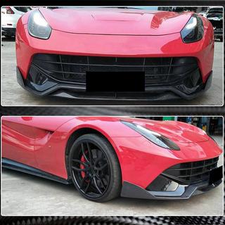 Front Bumper Lip Spoiler (2012-2014, Carbon) Ferrari F12 Berlinetta 2012-2017 photo 3