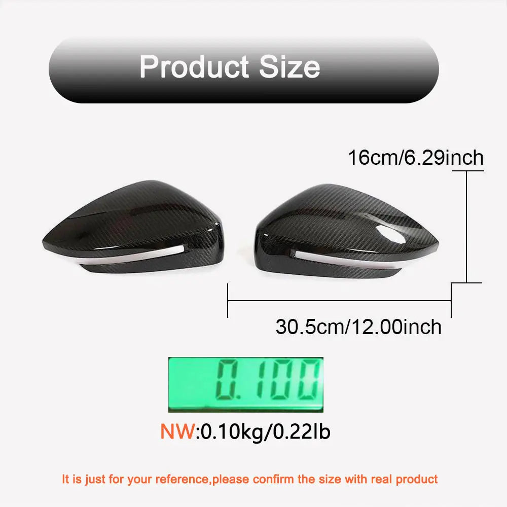 Zeekr 001 2021- Mirror Covers (2021-2024, Carbon) photo 5
