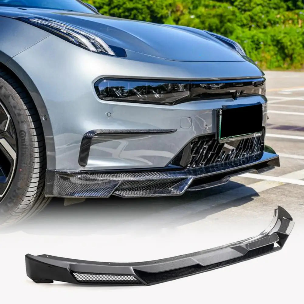 Front Bumper Lip Spoiler (2021-2024, Carbon) photo 1