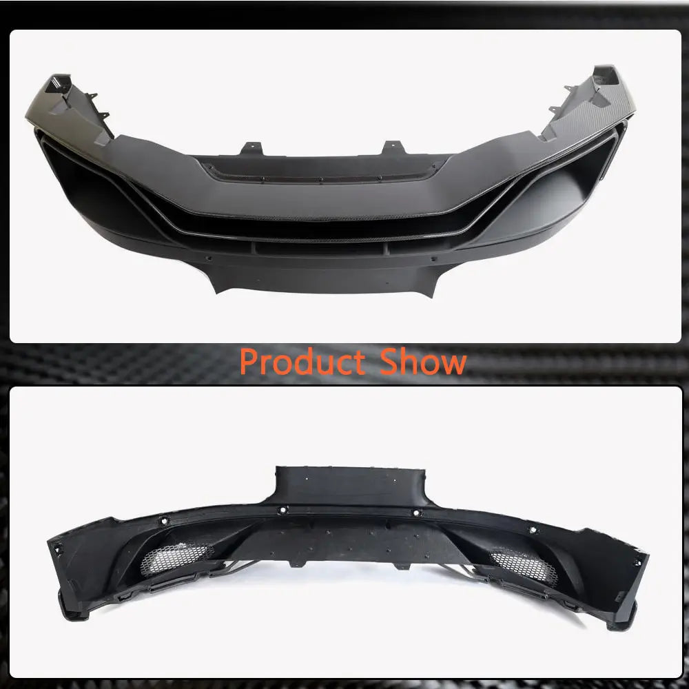 Zeekr 001 2021- Rear Bumper Diffuser (2021-2024, Carbon) photo 5