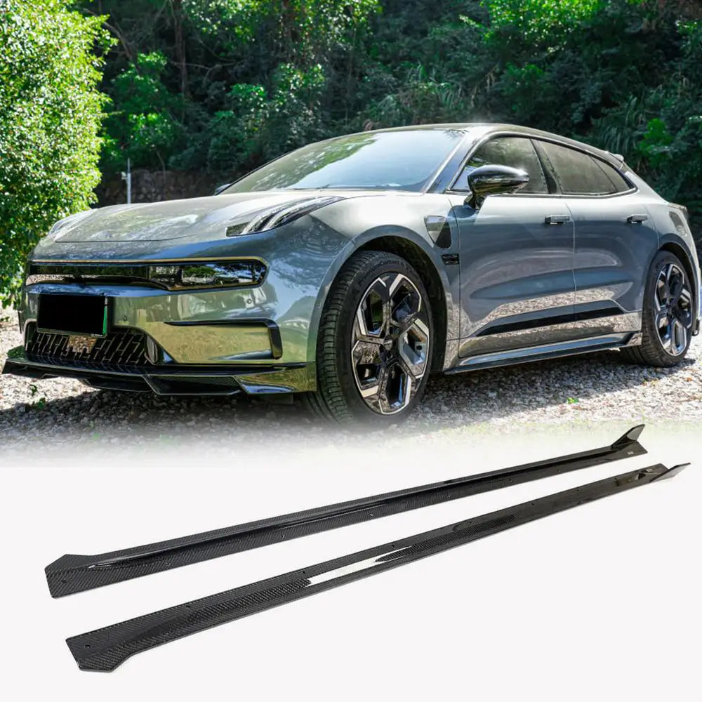 Side Skirts (2021-2024, Carbon) Zeekr 001 2021- photo 1