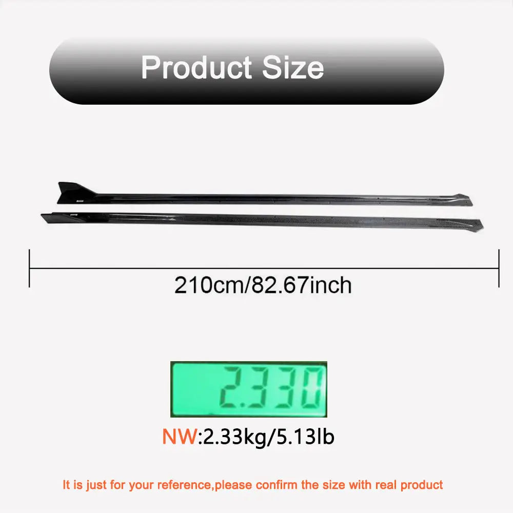 Zeekr 001 2021- Side Skirts (2021-2024, Carbon) photo 5