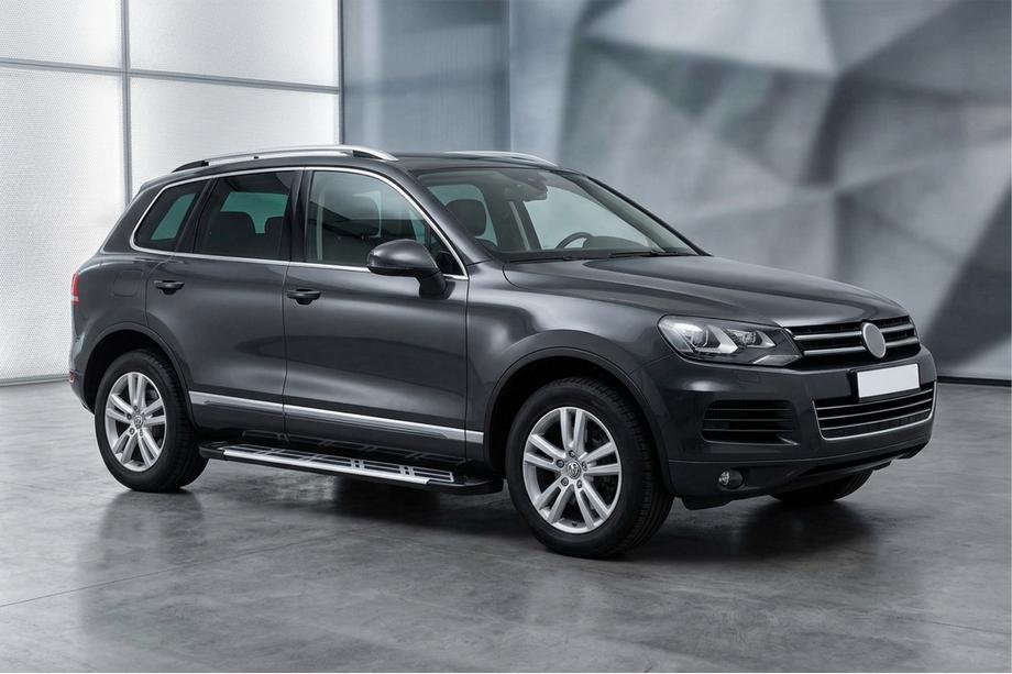 Volkswagen Touareg 2010-2018 Side Steps Sunrise (2 pcs, aluminum) Image