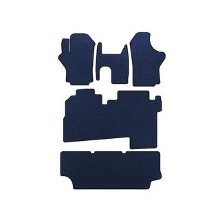 EVA Floor Mats (2004-2007, 3 Rows, 8-Seater, Blue) Hyundai H200, H1, Starex 1998-2007