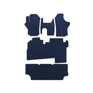 EVA Floor Mats (2004-2007, 3 Rows, 8-Seater, Blue)