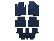 Hyundai Santa Fe 4 2018-2023 EVA Floor Mats (3 Rows, for Grand, Blue) photo 1