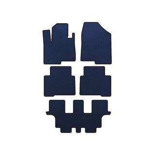 EVA Floor Mats (3 Rows, for Grand, Blue) Hyundai Santa Fe 4 2018-2023