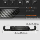 Dodge Challenger 2008-2023 Rear Bumper Diffuser (2015-2023, Carbon) photo 5