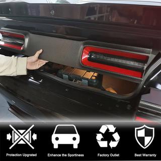 Trunk Lid Cover (2015-2023, Carbon) photo 2