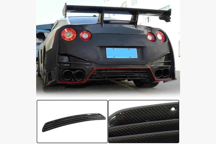 Nissan GT-R 2008-2025 Rear Bumper Diffuser (2009-2015, Carbon) Image