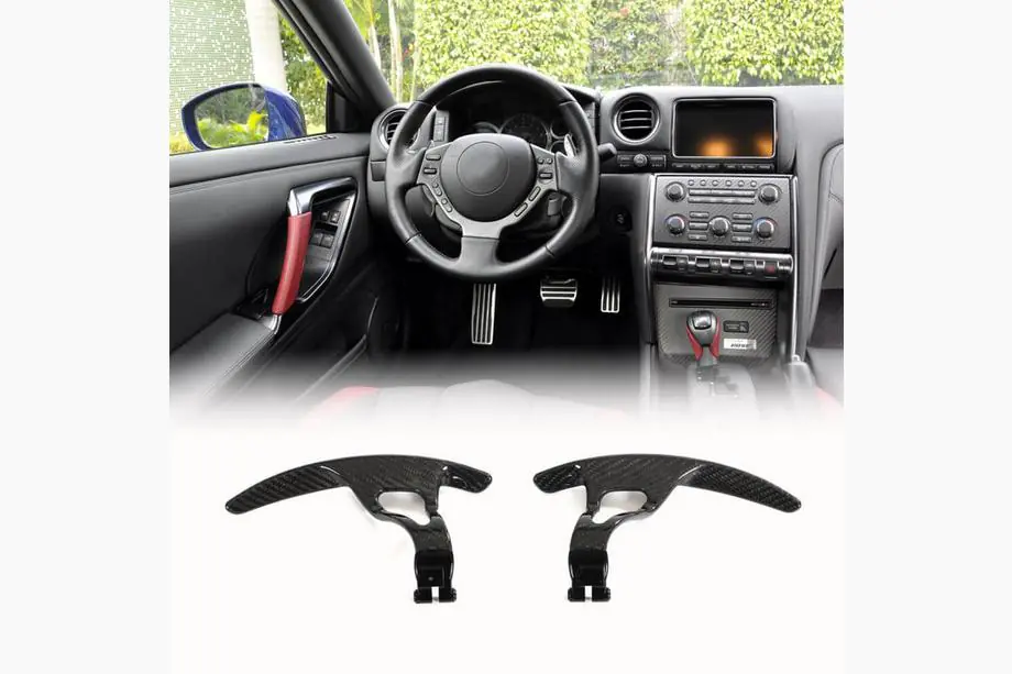 Nissan GT-R 2008-2025 Carbon Paddle Shifters (2009-2015) Image