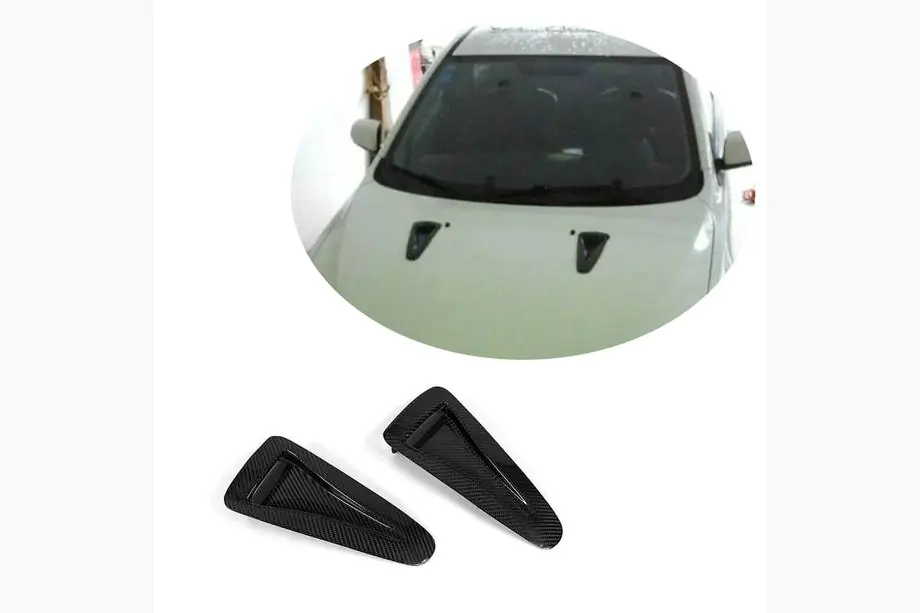 Nissan GT-R 2008-2025 Hood Covers (2012-2015, Carbon) Image