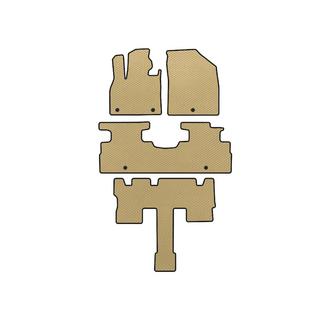 EVA Floor Mats (3 Rows, 7-Seater, Beige)